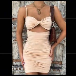 Tiger mist mini bodycon dress